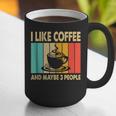 I Like Coffee And Maybe 3 People Introvert Anti-Social Graphic Print Coffee Mug