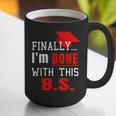 College GraduationShirt Senior Finally Done Graphic Print Coffee Mug