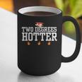 College Masters Degree Graduation Two Degrees Hotter Graphic Print Coffee Mug