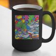 Colorful Kidcore 90s Nostalgia Meme Sneakers Robot Toy Slime Graphic Print Coffee Mug