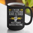 Cool Electrician For Men Dad Professional Electrician Graphic Print Coffee Mug