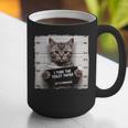 Cute Cat Mugshot Humorous Cat For Cats Lover Cat Mom Cat Dad Graphic Print Coffee Mug