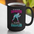 Cute Wrestling Daughter Favorite Wrestler Dad Mom Graphic Print Coffee Mug