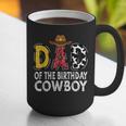 Dad 1st Birthday Cowboy Western Dad Birthday Boy Graphic Print Coffee Mug