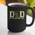 Dad Of The Birthday Boy Deer Hunter Camouflage Flag Graphic Print Coffee Mug