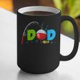 Dad Of The Birthday Boy Birthday Fishing Family Graphic Print Coffee Mug