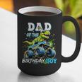 Dad Of The Birthday Boy Monster Truck Dinosaur PartyRex Graphic Print Coffee Mug