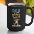 Dad Of The Birthday Girl Boy Cheetah Graphic Print Coffee Mug