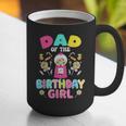 Dad Of The Birthday Girl Candy Family Bday Party Graphic Print Coffee Mug