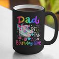 Dad Of The Birthday Girl Skater Roller Skate Family Party Graphic Print Coffee Mug