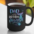 Dad Of The Birthday Mermaid Family Matching Father Dad Papa Graphic Print Coffee Mug