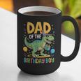 Dad Of The Birthday Party Outfit Dinosaur Squad Daddy Graphic Print Coffee Mug