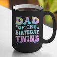 Dad Of The Birthday Twins Girls Kids Party Retro Bday Graphic Print Coffee Mug