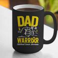 Dad Of A Childhood Cancer Warrior Childhood Cancer Awareness Graphic Print Coffee Mug
