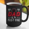 Dad Of The Fast One 1st Birthday Racing Car Family Graphic Print Coffee Mug