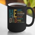 Dad Fathers Day Christian Jesus He Is Smart Brave Graphic Print Coffee Mug