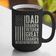 Dad Grandpa Veteran Great Grandpa Graphic Print Coffee Mug