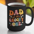 Dad Of The Groovy One 1st Birthday Pregnancy Announcement Graphic Print Coffee Mug