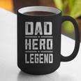 Dad Hero Legend Vintage Distressed Dad Graphic Print Coffee Mug Dad Hero Legend Vintage Distressed Dad Graphic Print Coffee Mug