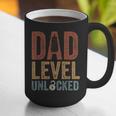 Dad Level Unlocked Father To Be New Daddy Graphic Print Coffee Mug