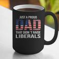 Dad Man Saying Proud Dad That Didn't Raise Liberals Graphic Print Coffee Mug Dad Man Saying Proud Dad That Didn't Raise Liberals Graphic Print Coffee Mug