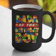 Dad And Mom Dada Birthday Boy Building Bricks Family Party Graphic Print Coffee Mug