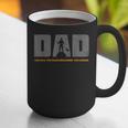 Dad Paddleboarder On SUP Paddle Board Dad Standup Paddling Graphic Print Coffee Mug