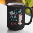 Dad Of The Par-Tea Girl Floral Tea Party Birthday Family Graphic Print Coffee Mug
