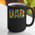 Dad Parent Brick Master Builder Building Blocks Set FamilyGraphic Print Coffee Mug