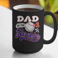Dad Rookie Of Year 1st Birthday Baseball Theme Matching Graphic Print Coffee Mug