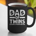 Dad Of Twins Classic Overachiever Cool Twin Dad Graphic Print Coffee Mug
