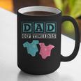 Dad Of Twins Family Daddy Fathers Day Future Parents Graphic Print Coffee Mug