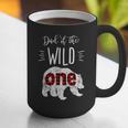 Dad Of The Wild One Shirt Bear Lumberjack 1st Birthday Tee Graphic Print Coffee Mug