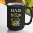 Dad Of The Wild Seven Animal Safari 7th Birthday Party Graphic Print Coffee Mug Dad Of The Wild Seven Animal Safari 7th Birthday Party Graphic Print Coffee Mug