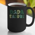 Dada Saurus Dad Dinosaur Three Rex Birthday Boy Girl Family Graphic Print Coffee Mug