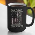 Daddd Gun Dads Against Daughters Dating Democrats On Back Graphic Print Coffee Mug