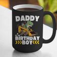 Daddy Of The Birthday Boy Dinosaur Construction Worker Truck Graphic Print Coffee Mug