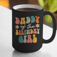Daddy Of The Birthday Girl Groovy Themed Father Dad Graphic Print Coffee Mug