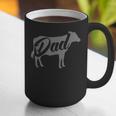 Daddy Cow For Dad's Who Lover Cows Graphic Print Coffee Mug
