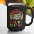 Daddy Shark Retro Shark Shirt Pajamas For Dad Dad Graphic Print Coffee Mug
