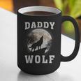Daddy Wolf Wolves Dad Moon Fathers Day Graphic Print Coffee Mug