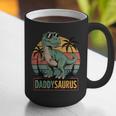 DaddysaurusRex Dinosaur Daddy Saurus Family Matching Dad Graphic Print Coffee Mug