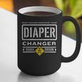 Diaper Changer Duty Expecting Baby New Dad Mom Graphic Print Coffee Mug