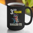 Dinosaur Graduation Cap Gown 3rd Grade Graduate Nailed It Graphic Print Coffee Mug