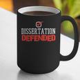 Dissertation Defended Doctorate Doctoral PhD Graduation Graphic Print Coffee Mug
