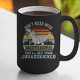 Don't Mess With DaddysaurusRex Daddy Saurus Dinosaur Men Graphic Print Coffee Mug Don't Mess With DaddysaurusRex Daddy Saurus Dinosaur Men Graphic Print Coffee Mug