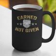 Earned Not Given Police Academy Graduation Police Officer Graphic Print Coffee Mug