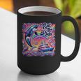 EAT THE RICH 90S NOSTALGIA WHALE ORCA YAHCT RETRO Graphic Print Coffee Mug EAT THE RICH 90S NOSTALGIA WHALE ORCA YAHCT RETRO Graphic Print Coffee Mug