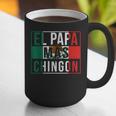 El Papa Mas Chingon Best Mexican Dad Graphic Print Coffee Mug