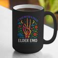 Elder Emo Nostalgia Skeleton Hand Graphic Print Coffee Mug